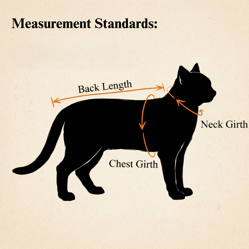 How to measure your cat for harness sizing guide with neck and chest measurement instructions