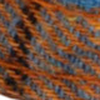 Orange Plaid Cat Collar Set
